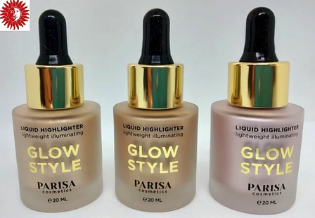 Рідкий хайлайтер для обличчя Parisa Cosmetics PH-03, фото 1