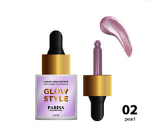 Рідкий хайлайтер для обличчя Parisa Cosmetics PH-03, фото 5