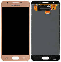 Дисплей Samsung Galaxy J5 Prime G570 с тачскрином, оригинал 100% Service Pack, Gold
