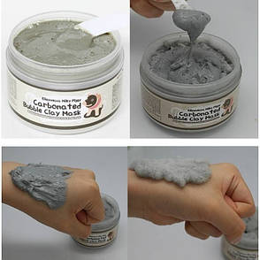Глиняно-бульбашкова маска для обличчя Elizavecca Milky Piggy Carbonated Bubble Clay Mask, 100 г, фото 4