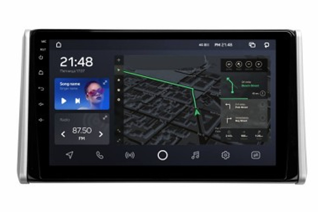 Штатна магнітола AMS T1010 6+128 Gb Toyota RAV4 XA50 (1 Din) 2018-2020 10"