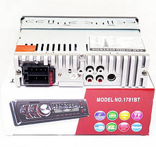 Автомагнітола 1DIN MP3 1781BT FM+2xUSB+SD+AUX+Bluetooth | Магнітола в машину, фото 4
