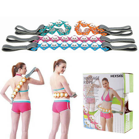 Масажер-стрічка роликовий Massage Rope (WN-18), фото 1