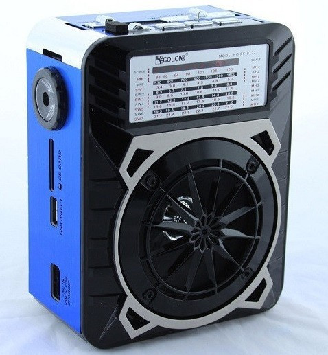 Радіоприймач + Mp3 USB + ліхтар LED Golon USB micro SD
