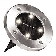 Вуличний світильник на сонячній батареї Solar Disk 8led-dm8 — садовий ліхтар