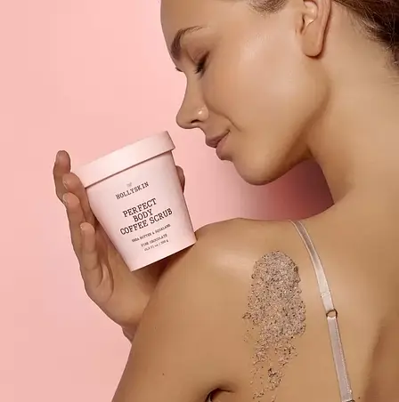 Скраб для ідеально гладкої шкіри HOLLYSKIN Perfect Body Coffee Scrub Pink Chocolate, фото 3