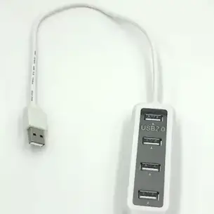 Заряджання концентратор USB HUB на 4 порти з вимикачами HSM-50171, фото 3