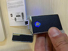 Запальничка електронна USB плазмова електроімпульсна, фото 4