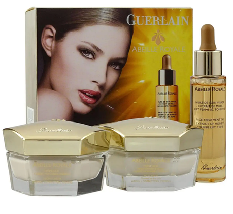 Подарунковий набір кремів Guerlain Abeille Royale 3 в 1 (денний, нічний, олія) набір герлен, фото 1