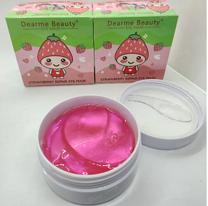 Гідрогелеві патчі Dearme Beauty strawberry екстракт полуниці 60 шт., фото 3