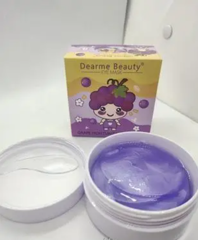 Гідрогелеві патчі для очей Dearme Beauty Grape moisturising eye mask, фото 3