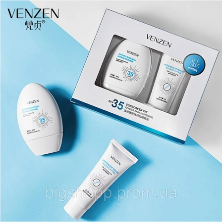 Набір косметики із сонцезахисним ефектом 35 SUNSCREEN Kit Vezе, фото 3