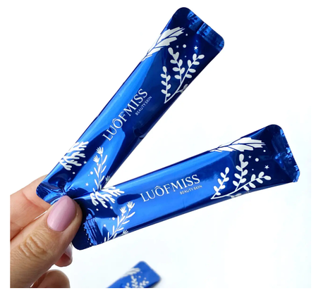 Нічна маска проти сухості та заломів Luofmiss Hyaluronic Acid Polypeptide Frozen Film, 4 мл, фото 3