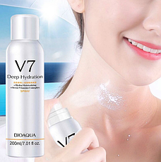 Сонцезахисний спрей для обличчя з тонуючим ефектом Bioaqua V7 Deep Hydration Spray, 250мл, фото 4
