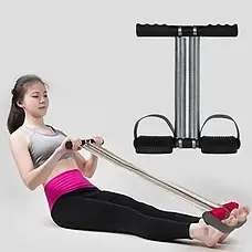 Еспандер пружинний Tummy Trimmer Тренажер-експандер для м'язів рук, живота та спини Тренажер для дому MND, фото 2