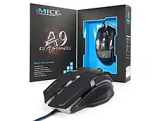 Комп'ютерна миша дротова ігрова геймерська USB iMICE A9, фото 5