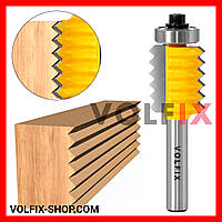 Фреза VOLFIX FZ-120-511 d8 для зрощування деревини по ширині по дереву (мікрошип)