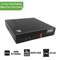 Тонкий клієнт ThinkCentre M625 Tiny (AMD E2-9000e / 4GB / SSD 32 GB )