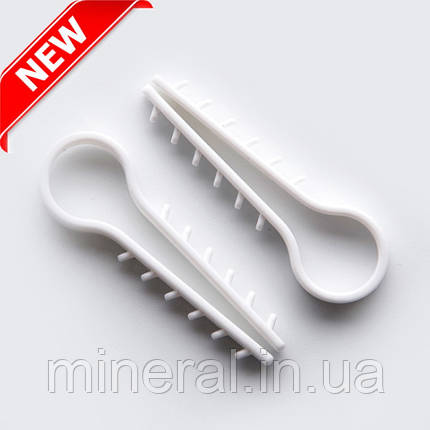 Дюбель-ялинка (затиска) 12 mm для кругл.каб (100шт), Дюбель швидкого монтажа для кабеля, Універсальний, фото 2