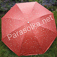 Пляжный садовый зонт оранжевый с каплями 2,2 метра