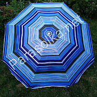 Пляжный садовый зонт 1,8 метра голубая полоска цвет 4