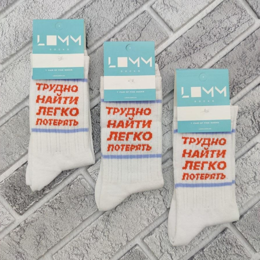Шкарпетки з приколами демісезонні LOMM Туреччина 37-39 розмір НМД-0510468