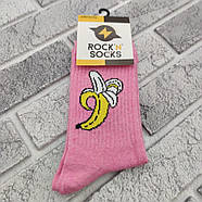 Шкарпетки високі весна/осінь Rock'n'socks 444-56 Україна one size (37-40р) банан НМД-0510493, фото 2