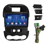 Штатная магнитола Lesko для Ford Ranger III 2011-2015 экран 9" 4/64Gb/ 4G/ Wi-Fi/ CarPlay GPS Форд