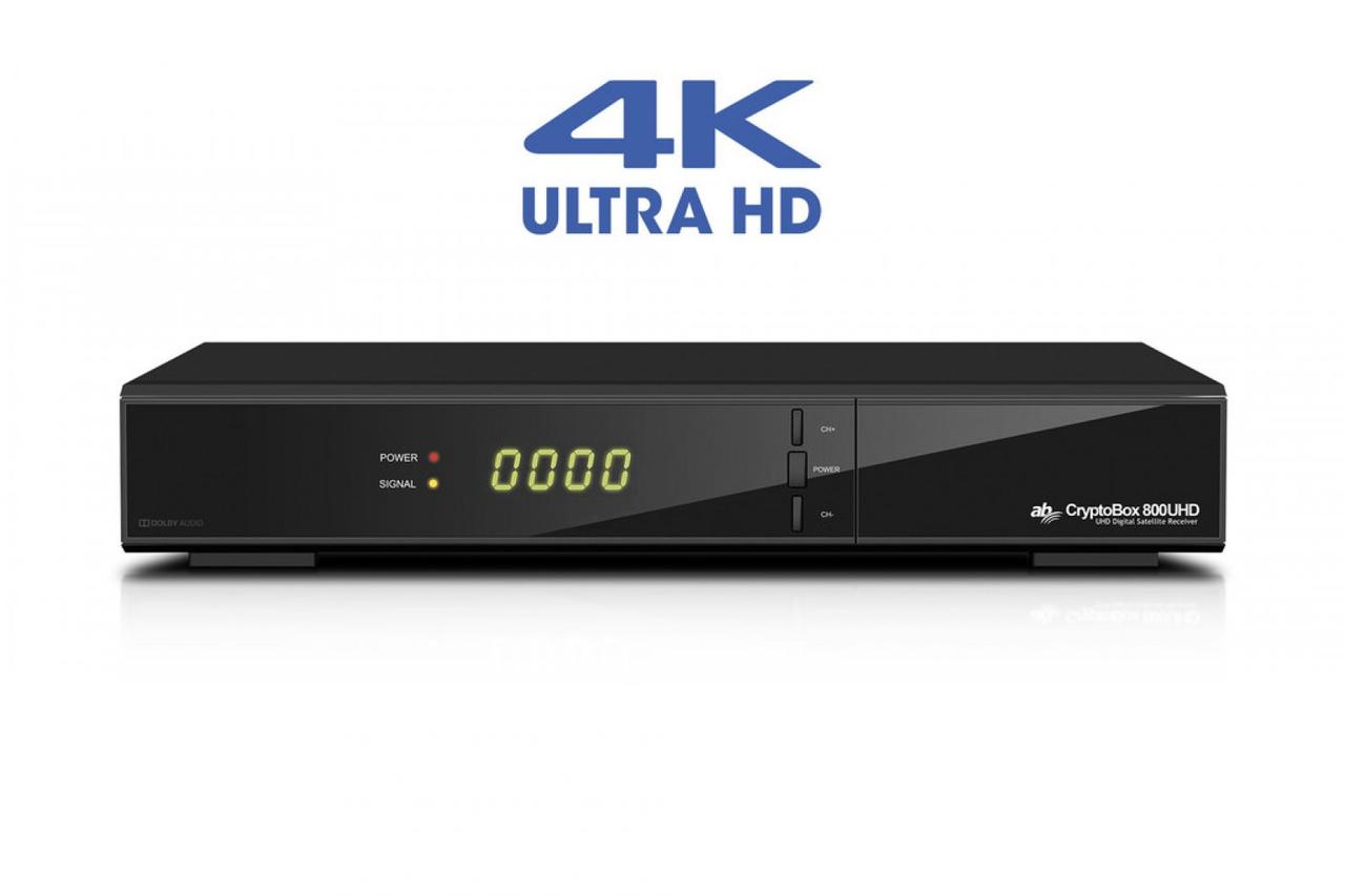 Супутниковий ресивер AB CryptoBox 800UHD DVB-S2X