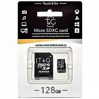 Карта памяти T&G 87347 128GB microSDXC С адаптером Class 10 UHS-I U3