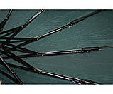 Жіноча парасолька однотонна повний автомат 16 спиць антивітер карбон, фото 4