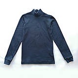 Водолазка гольф для хлопчика темно-синя SmileTime Classic, фото 2