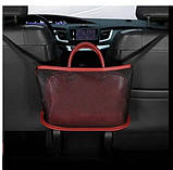 Складана сумка-органайзер у машину органайзер на автомобільне сидіння кишеня органайзер між сидіннями 40х26, фото 2