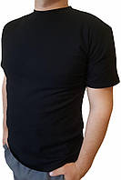 Чоловіча футболка 62-68p однотонна базова чорна