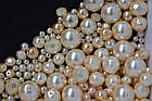 Mix Gold Pearl.Preciosa.Мікс перлинних намистин (10грам), фото 2