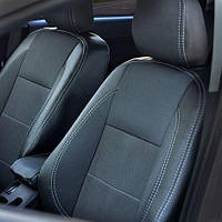 Чехлы на сиденья из экокожи и автоткани Chevrolet Lanos 1 поколение 2005-2009 MW Brothers