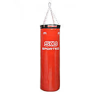 Боксерский мешок красный Sportko PVC 85 см с кольцом