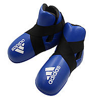 Футы для кикбоксинга с лицензией WAKO Adidas Super Safety Kicks синие XS