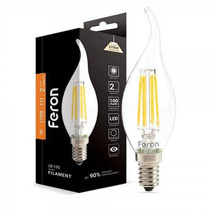 Світлодіодна LED лампа Feron LB-160 7W E14 2700K 40084