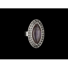 Перстінь з Аместитом стильний, фото 1