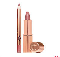 Набор губ Charlotte Tilbury Mini Pillow Talk Lipstick & Liner Set, миниформат