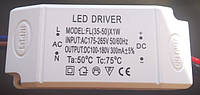 Драйвер світлодіода OEM LED FL (35-50)x1W DC100-180 (300mA) IP20 220V