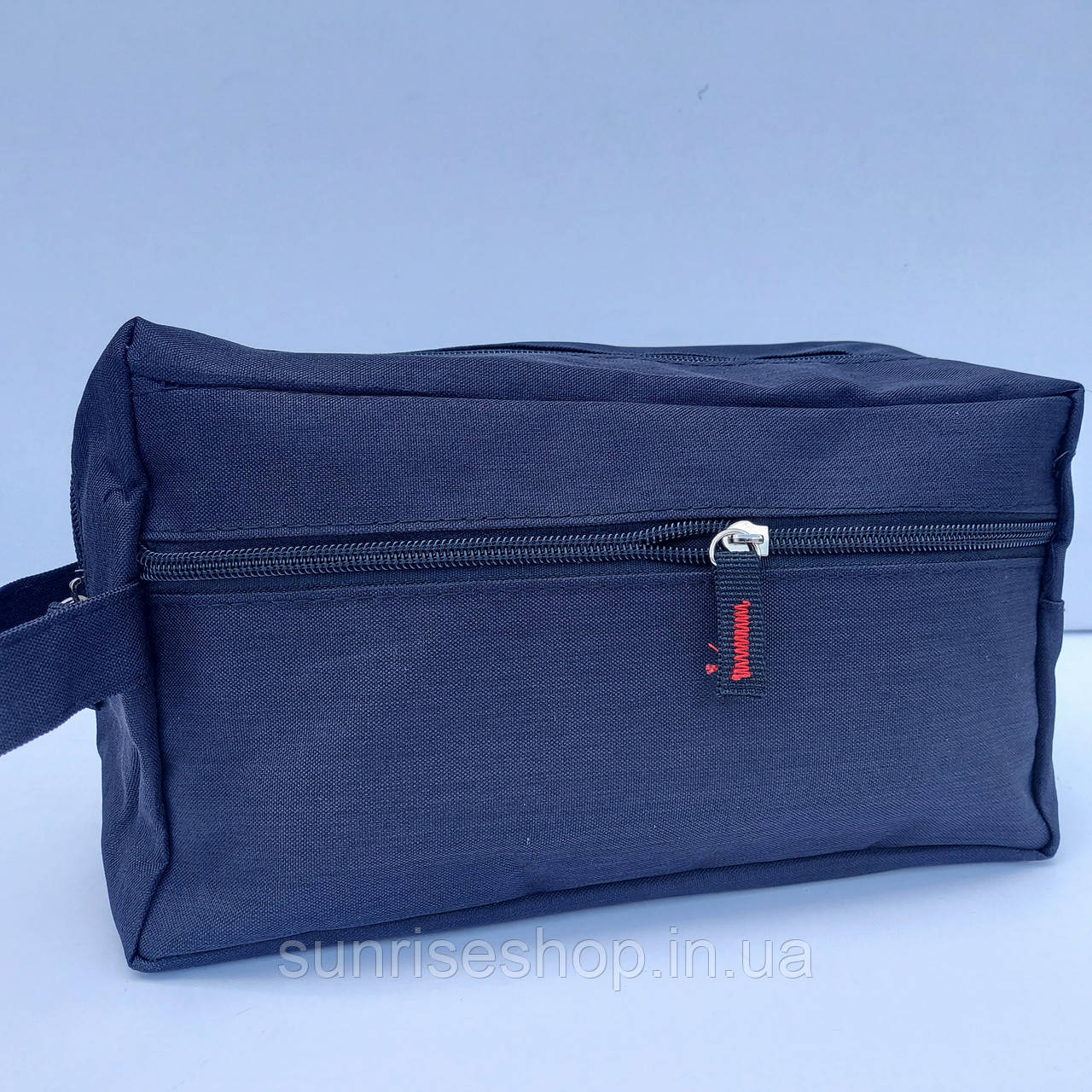 Чоловіча косметичка чорна прямокутної форми 701