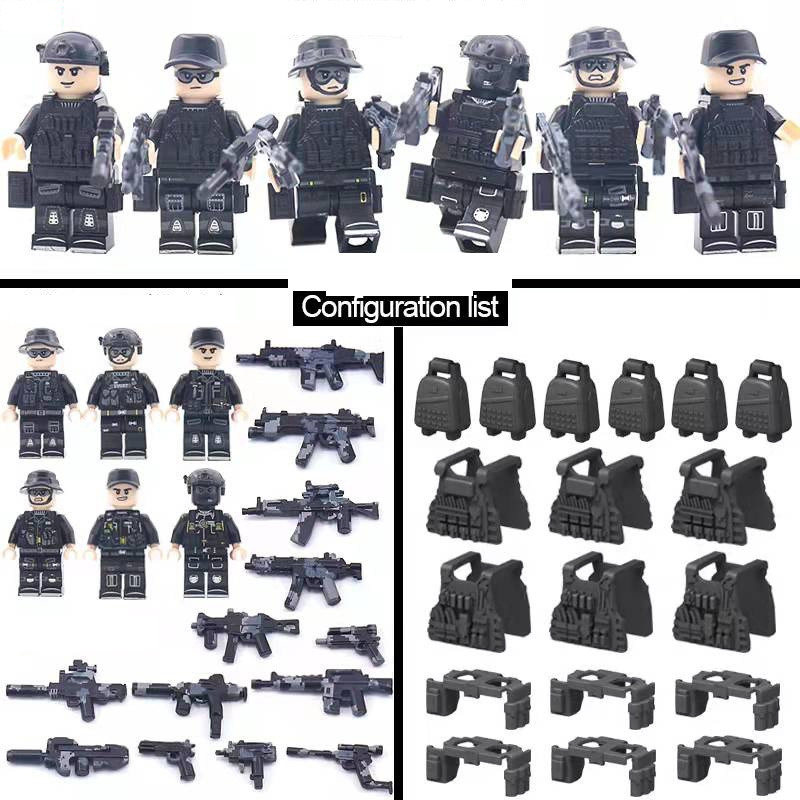 Фигурки Человечки Военные Спецназовцы Полиция Swat для Лего Lego ...