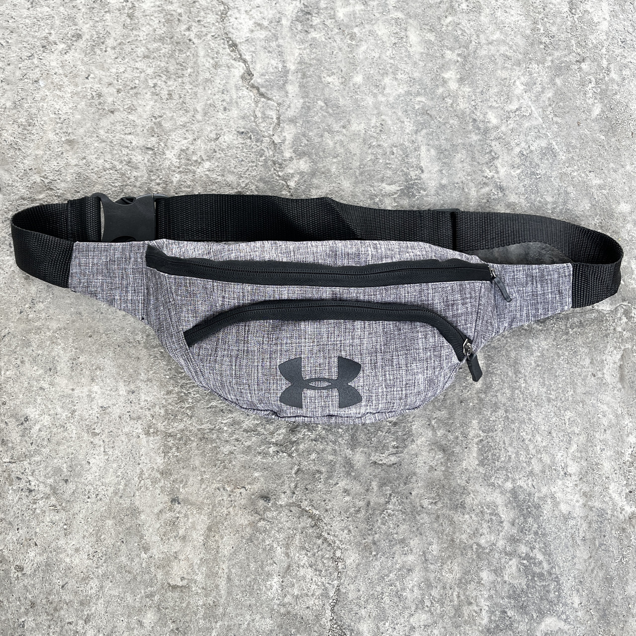 Бананка поясна under armour чоловіча антрацит сумка через плече спортивна андер армор