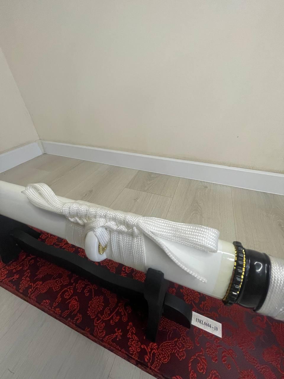 Самурайский меч Катана длинная, 1 м. Белая - фото 5 - id-p1654442811