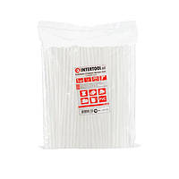 Комплект стрижнів клейових прозорих 7,4 мм*200 мм, пак. 1 кг INTERTOOL RT-1036