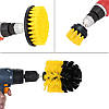 Набір з 5 щіток-насадок на шуруповерт дриль для чищення автомобіля, фото 5