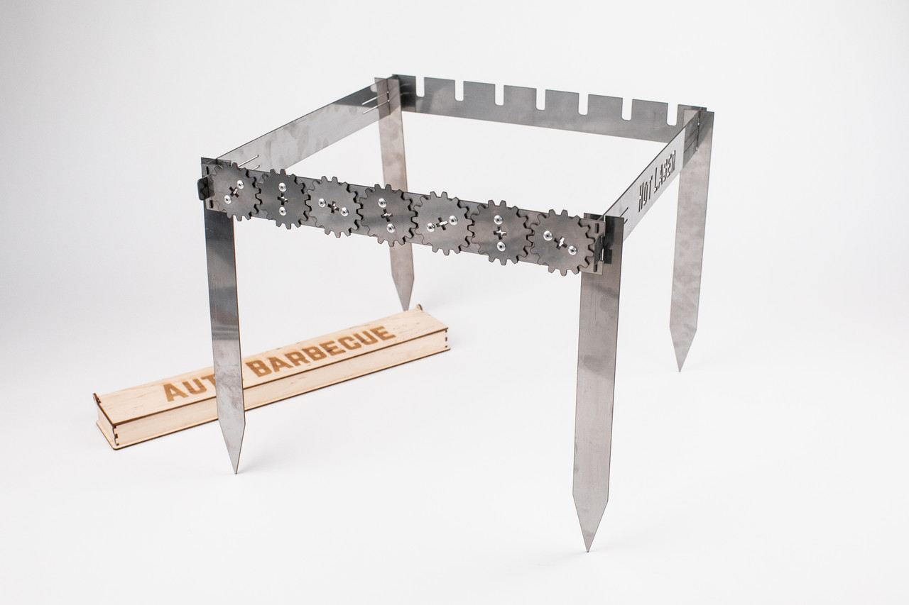 Мангал із приводом обертання шампурів, фото 1