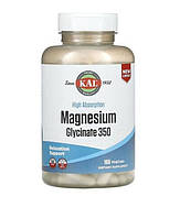 Гліцинат магнію дорослим у вегетаріанських капсулах, Magnesium glycinate, KAL, 160 капсул, 350 мг